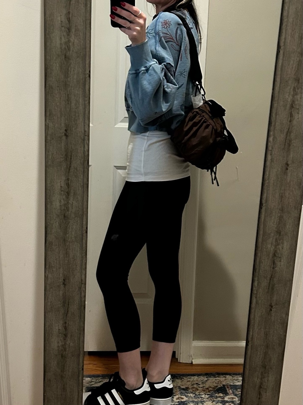 NWT Free People Movement Never Still Convertible Sling Bag in Cocoa - Picture 5 of 16